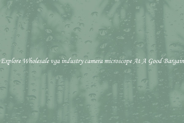 Explore Wholesale vga industry camera microscope At A Good Bargain