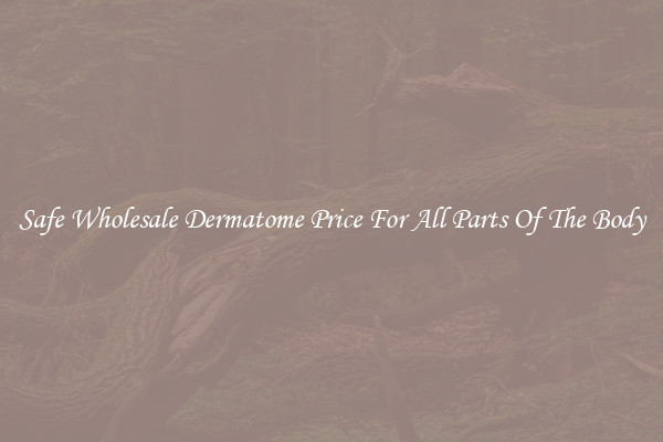 Safe Wholesale Dermatome Price For All Parts Of The Body