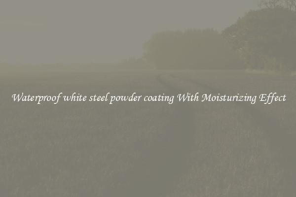 Waterproof white steel powder coating With Moisturizing Effect