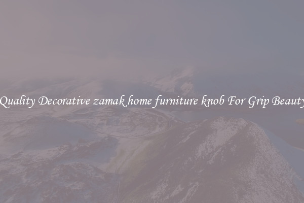 Quality Decorative zamak home furniture knob For Grip Beauty