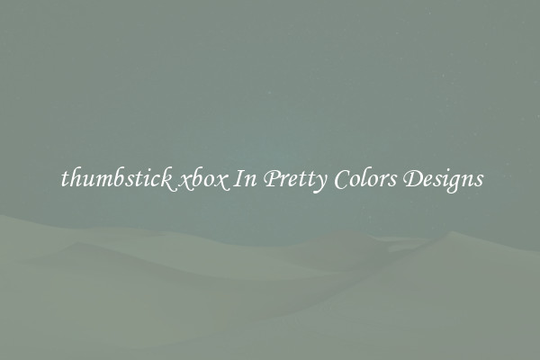 thumbstick xbox In Pretty Colors Designs