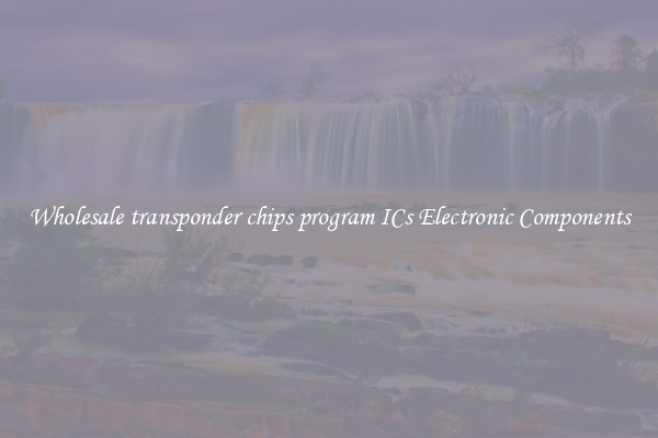 Wholesale transponder chips program ICs Electronic Components