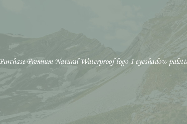 Purchase Premium Natural Waterproof logo 1 eyeshadow palette