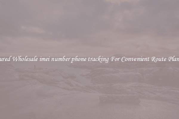 Featured Wholesale imei number phone tracking For Convenient Route Planning 