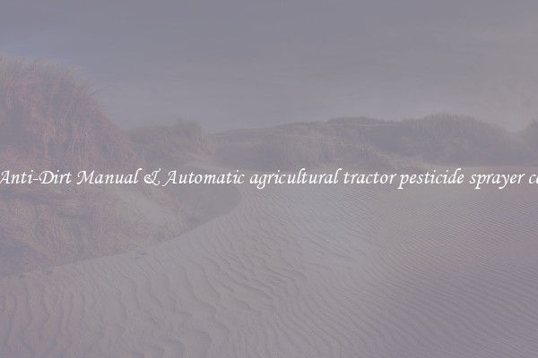 Anti-Dirt Manual & Automatic agricultural tractor pesticide sprayer ce